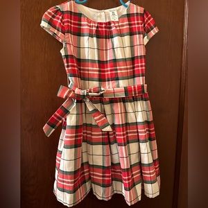 Beautiful green, red and white dress